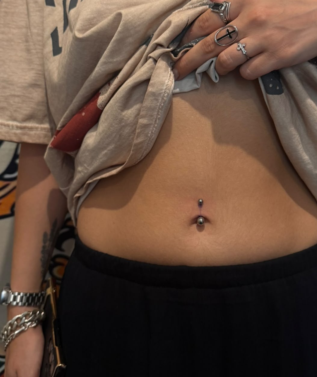 Piercing ombligo
